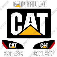 Fits Caterpillar 301.8C Decal Kit Mini Excavator (NEW STYLE)