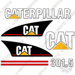 Fits Caterpillar 301.5 Decal Kit Mini Excavator