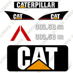 Fits Caterpillar 303.5C CR Decal Kit Mini Excavator