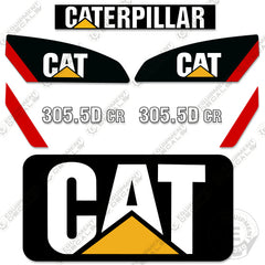 Fits Caterpillar 305.5D CR Decal Kit Mini Excavator