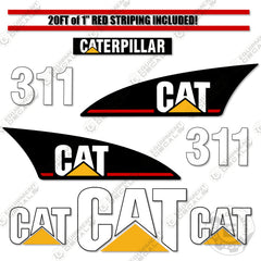 Fits Caterpillar 311 Decal Kit Excavator