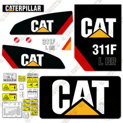 Fits Caterpillar 311F LRR Mini Excavator Decal Kit