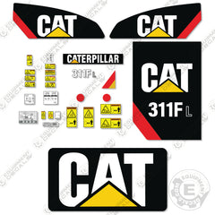 Fits Caterpillar 311F L Decal Kit Excavator