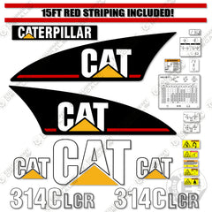 Fits Caterpillar 314C LCR Decal Kit Mini Excavator