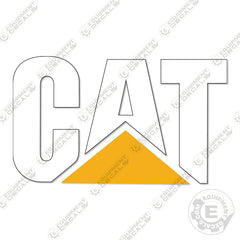 Fits Caterpillar 320E Decal Kit Rear Counterweight Only
