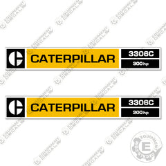 Fits Caterpillar 3306C Decal Kit Diesel Engine (300 HP)