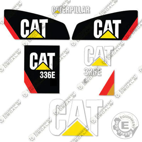 Fits Caterpillar 336E Decals Hydraulic Excavator