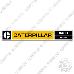 Fits Caterpillar 3406 (550 HP) Diesel Engine Decal