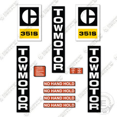 Fits Caterpillar 351S Towmotor Decal Kit Forklift