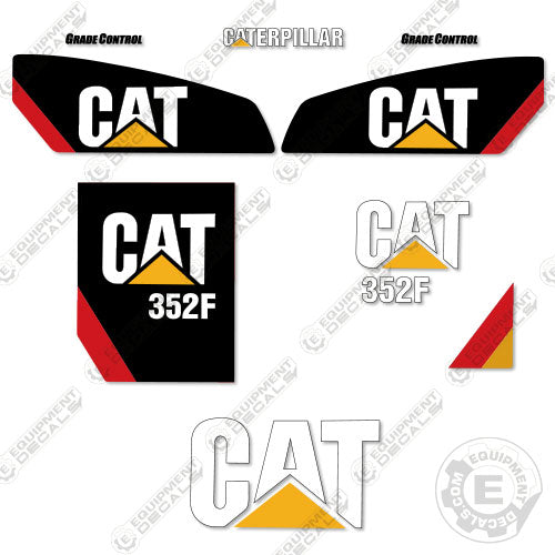 Fits Caterpillar 352F Decal Kit Hydraulic Excavator