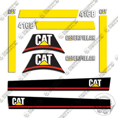 Fits Caterpillar 416B Decal Kit Backhoe (Non-Turbo 2WD Version)