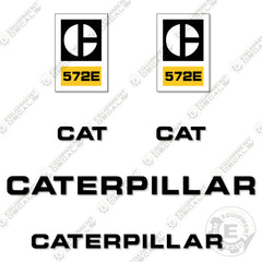 Fits Caterpillar 572E Decal Kit Dozer