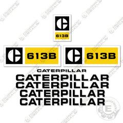 Fits Caterpillar 613B Motor Grader Decal Kit - Scraper