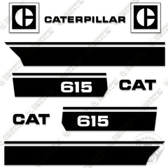 Fits Caterpillar 615 Decal Kit Motor Grader Scraper