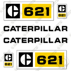 Fits Caterpillar 621 Decal Kit Motor Grader - Scraper