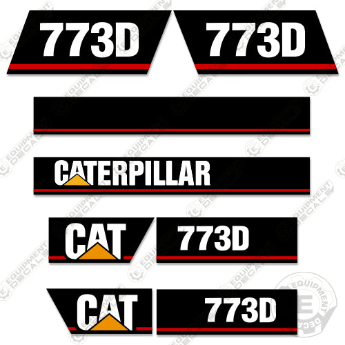 Fits Caterpillar 773D Decal Kit Rock Truck