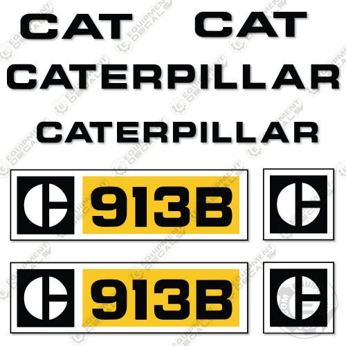 Fits Caterpillar 913B Decal Kit Dozer
