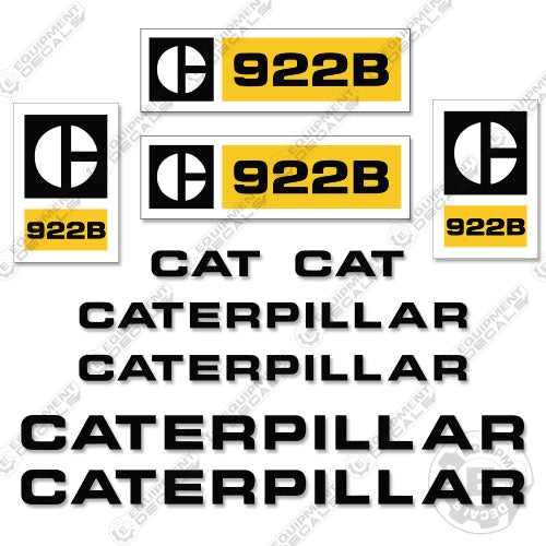 Fits Caterpillar 922B Decal Kit Wheel Loader