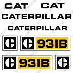 Fits Caterpillar 931B Decal Kit Dozer