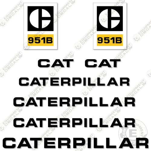 Fits Caterpillar 951B Decal Kit Dozer