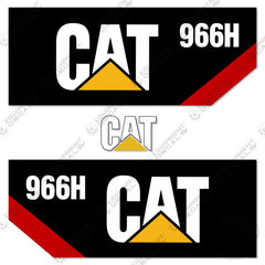 Fits Caterpillar 966H Decal Kit Wheel Loader (Style 2)