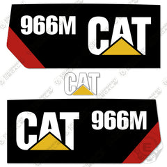 Fits Caterpillar 966M Decal Kit Wheel Loader (42" Side Decals)
