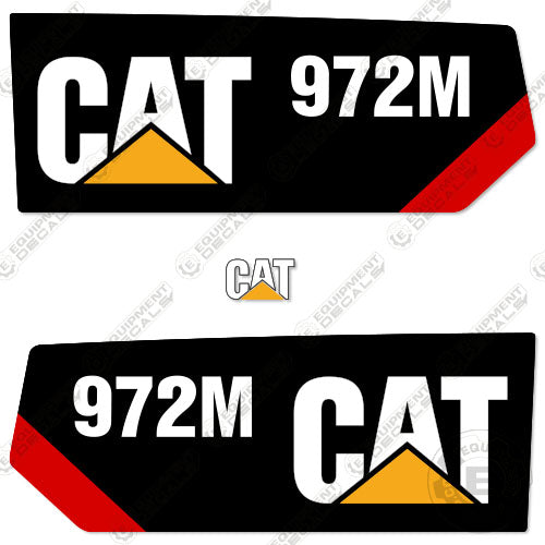 Fits Caterpillar 972M Wheel Loader Decal Kit (52" Sides)