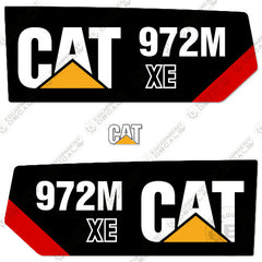 Fits Caterpillar 972M XE Wheel Loader Decal Kit (53" Wide Side Decals)