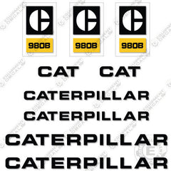 Fits Caterpillar 980-B Decal Kit Wheel Loader