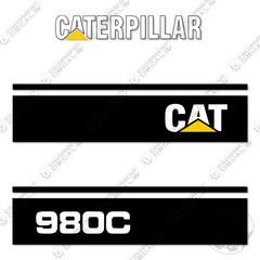 Fits Caterpillar 980C Older Style (Partial Kit) Decal Kit Tractor
