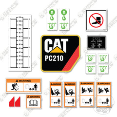 Fits Caterpillar PC210 Decal Kit Cold Planar 2008