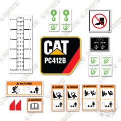 Fits Caterpillar PC412B Decal Kit Cold Planar