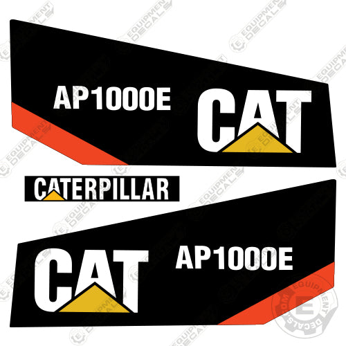 Fits Caterpillar AP 1000 E Asphalt Paver Decals