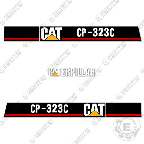 Fits Caterpillar CP323C Decal Kit Roller