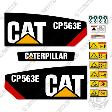 Fits Caterpillar CP563E Decal Kit Roller (2007)
