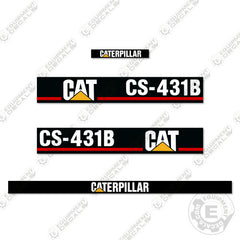 Fits Caterpillar CS-431B Decal Kit Roller