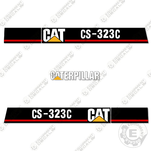 Fits Caterpillar CS323C Decal Kit Roller