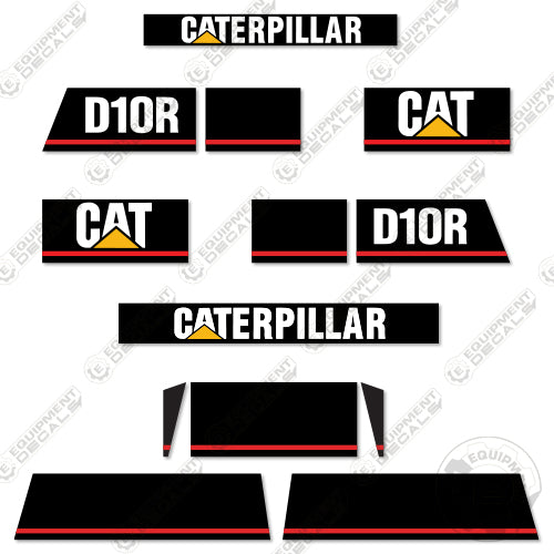 Fits Caterpillar D10R Decal Kit Dozer