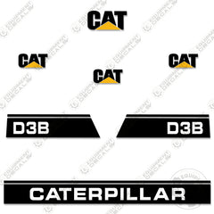 Fits Caterpillar D3B Dozer Decal Kit Equipment Decals