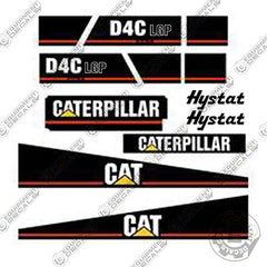 Fits Caterpillar D4C LGP Series 3 Dozer Equipment Decals