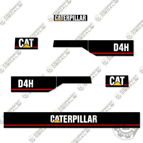 Fits Caterpillar D4H Decal Kit Series 1 Dozer
