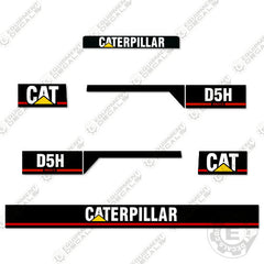 Fits Caterpillar D5H Decal Kit Dozer (Series 2)