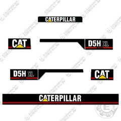 Fits Caterpillar D5H XL Decal Kit Dozer (Series 2)