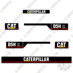 Fits Caterpillar D5H XL Decal Kit Dozer (Series 3)