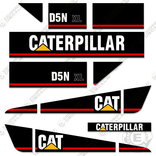 Fits Caterpillar D5N XL Dozer Decal Kit