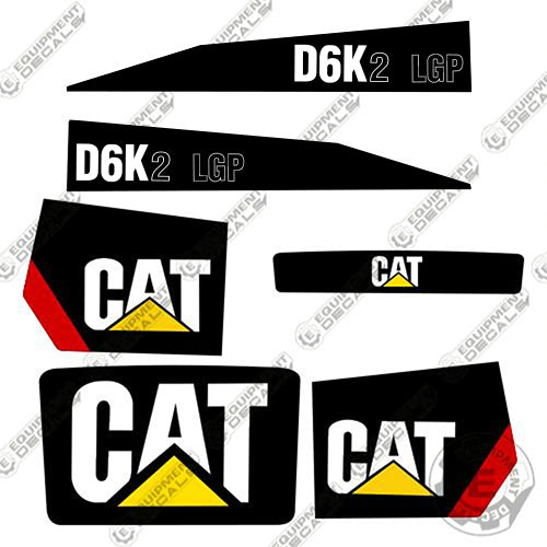 Fits Caterpillar D6K2 LGP Decal Kit (Style 2) Dozer