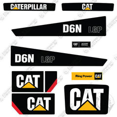 Fits Caterpillar D6N LGP Decals Bulldozer Decal Kit (2011-2015)