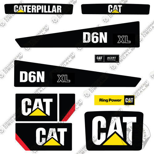 Fits Caterpillar D6N XL Decals Bulldozer Decal Kit (2011-2015)