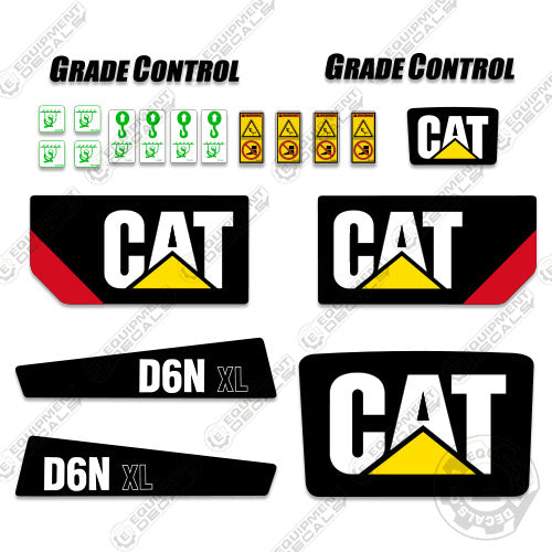 Fits Caterpillar D6N XL Decals Bulldozer Decal Kit - New Style
