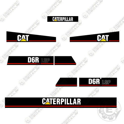 Fits Caterpillar D6R LGP Series 2 Decal Kit Equipment Decals Dozer